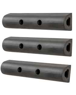 molded rubber bumpers
