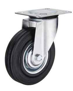 rubber casters