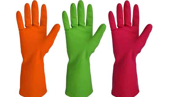 tips to remove the rubbery smell of gloves