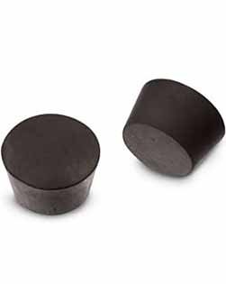 1-hole rubber stoppers
