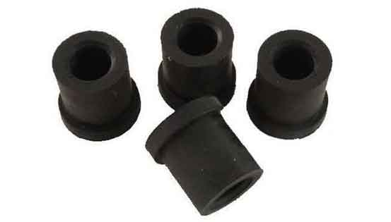 rubber bushes