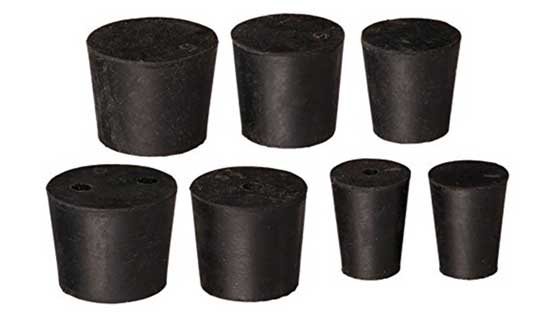 solid rubber stopper